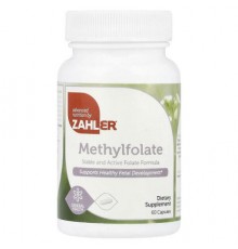 Zahler, Methylfolate, 1,000 mcg DFE, 60 Capsules