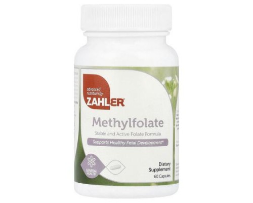 Zahler, Methylfolate, 1,000 mcg DFE, 60 Capsules