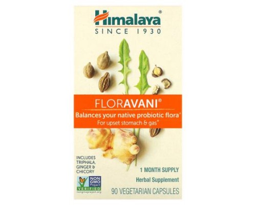 Himalaya, FlorAvani, 90 Vegetarian Capsules Himalaya, FlorAvani, 90 Vegetarian Capsules