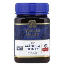 Manuka Health, Raw Manuka Honey, UMF 10+, MGO 263+, 17.6 oz (500 g)