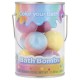 Crayola, Bath Bombs, 3+, Grape Jam, Laser Lemon, Cotton Candy & Bubble Gum Scented, 8 Bath Bombs, 11.29 oz (320 g)