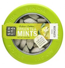 Sencha Naturals, Green Tea Mints, Yuzu Ginger, 1.2 oz (35 g)