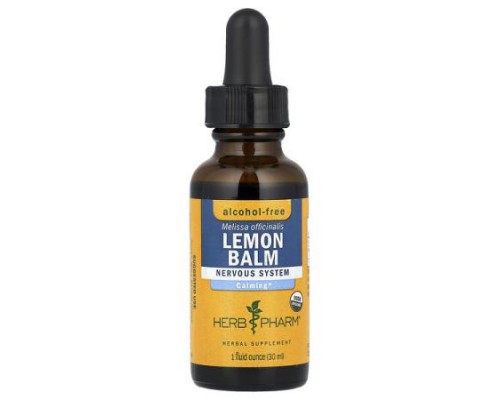 Herb Pharm, Lemon Balm, Alcohol-Free, 1 fl oz (30 ml)