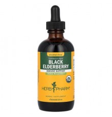 Herb Pharm, Black Elderberry, Alcohol-Free, 4 fl oz (120 ml)