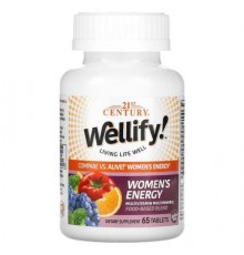 21st Century, Wellify! Women's Energy, Multivitamin Multimineral, 65 Tablets