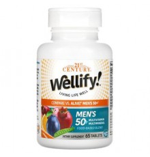 21st Century, Wellify, Men's 50+ Multivitamin Multimineral, 65 Tablets