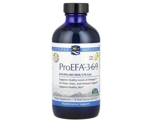 Nordic Naturals, ProEFA®-3-6-9, Lemon, 8 fl oz (237 ml) Nordic Naturals, ProEFA®-3-6-9, Lemon, 8 fl oz (237 ml)