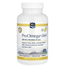 Nordic Naturals, ProOmega 3-6-9, Lemon, 120 Soft Gels