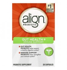 Align Probiotics, Gut Health + Immune Support, 28 Capsules