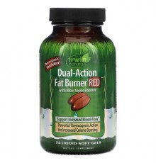 Irwin Naturals, Dual-Action Fat Burner Red, 75 Liquid Soft-Gels