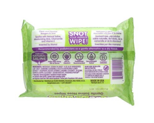 Boogie Wipes, Gentle Saline Nose Wipes, Fresh Scent, 30 Wipes Boogie Wipes, Gentle Saline Nose Wipes, Fresh Scent, 30 Wipes
