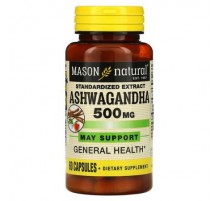 Mason Natural, Standardized Extract Ashwagandha, 60 Capsules