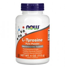 NOW Foods, L-Tyrosine Pure Powder, 4 oz (113 g)