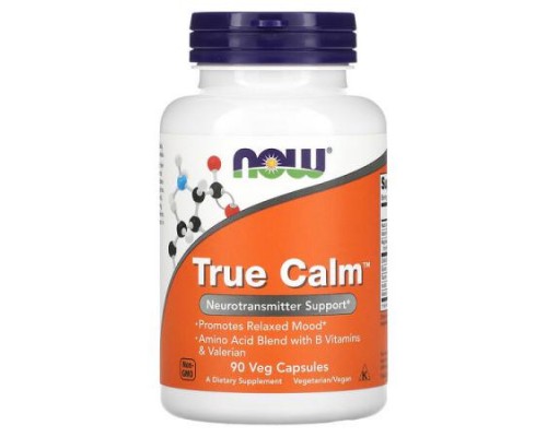 NOW Foods, True Calm, 90 Veg Capsules NOW Foods, True Calm, 90 Veg Capsules