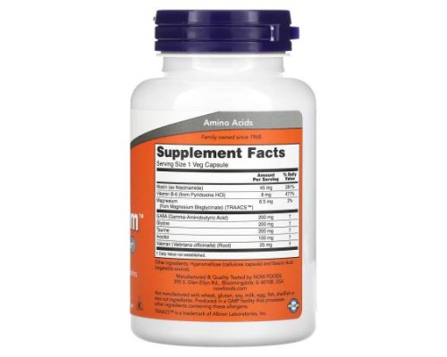 NOW Foods, True Calm, 90 Veg Capsules NOW Foods, True Calm, 90 Veg Capsules