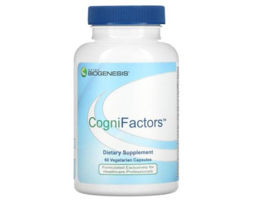 Nutra BioGenesis, CogniFactors, 60 Vegetarian Capsules
