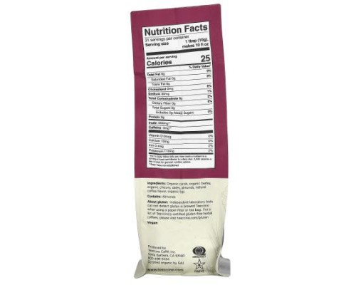 Teeccino, Chicory Herbal Coffee, Java, Medium Roast, Caffeine Free, 11 oz (312 g)