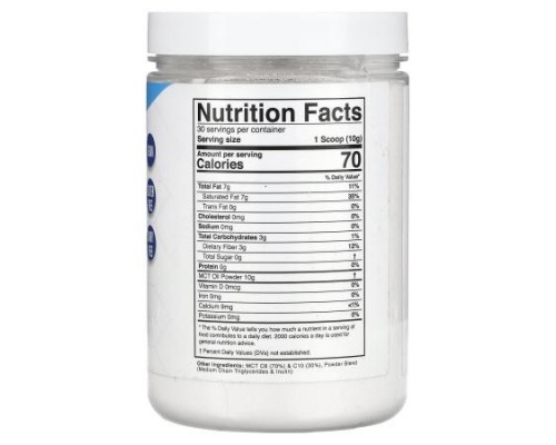 Divine Health, Dr. Colbert's Keto Zone, MCT Oil Powder, Unflavored, 10.58 oz (300 g)