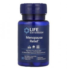 Life Extension, Menopause Relief, 30 Enteric Coated Vegetarian Tablets