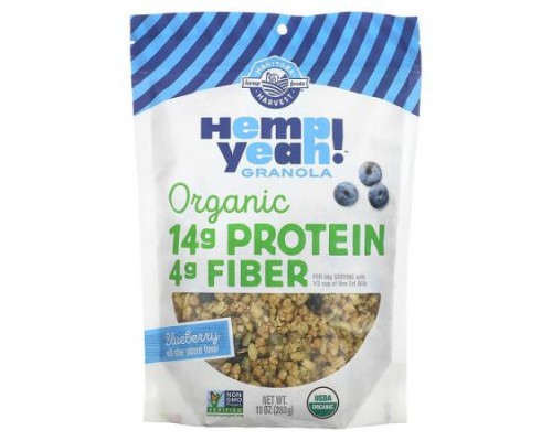 Manitoba Harvest, Hemp Yeah!, Organic Granola, Blueberry, 10 oz (283 g) Manitoba Harvest, Hemp Yeah!, Organic Granola, Blueberry, 10 oz (283 g)
