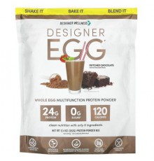 Designer Wellness, Designer Egg®, Whole Egg Multifunction Protein Powder, Dutch Chocolate, 12.4 oz (352 g)