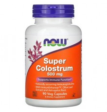 NOW Foods, Super Colostrum, 500 mg, 90 Veg Capsules