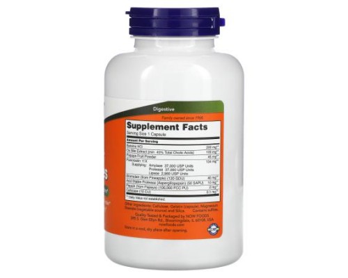 NOW Foods, Super Enzymes, 180 Capsules