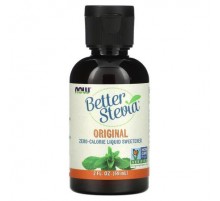 NOW Foods, Better Stevia, Zero-Calorie Liquid Sweetener, Original, 2 fl oz (59 ml)