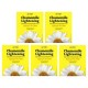Petitfee, Chamomile Lightening Hydrogel Beauty Face Mask, 5 Sheets, 1.12 oz (32 g) Each