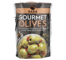 Gaea, Gourmet Olives, Marinated Green Greek , 4.2 oz (120 g) (Discontinued Item)