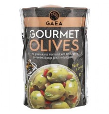 Gaea, Gourmet Olives, Marinated Green Greek , 4.2 oz (120 g) (Discontinued Item)