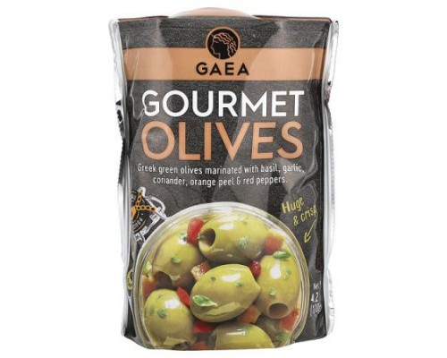 Gaea, Gourmet Olives, Marinated Green Greek , 4.2 oz (120 g) (Discontinued Item) Gaea, Gourmet Olives, Marinated Green Greek , 4.2 oz (120 g) (Discontinued Item)