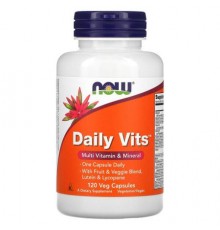 NOW Foods, Daily Vits, Multi Vitamin & Mineral, 120 Veg Capsules