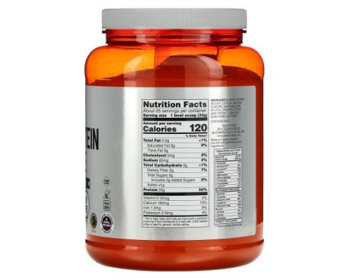 NOW Foods, Sports, Whey Protein Isolate, Creamy Chocolate, 1.8 lbs (816 g)