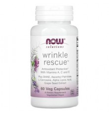 NOW Foods, Solutions, Wrinkle Rescue, 60 Veg Capsules