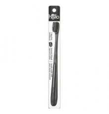 Hello, Toothbrush with Charcoal Infused Bristles, Soft, 1 Toothbrush