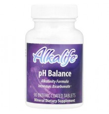 Alkalife, pH Balance, 90 Enteric Coated Tablets