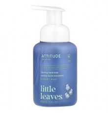 ATTITUDE, Little Leaves™, Foaming Hand Soap, Blueberry, 10 fl oz (295 ml)
