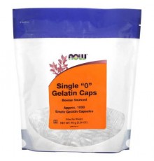 NOW Foods, Single \"0\" Gelatin Caps, Approx. 1,000 Empty Gelatin Capsules, 3.39 oz (96 g)