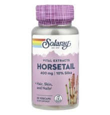 Solaray, Vital Extracts, Horsetail, 400 mg, 60 Vegcaps