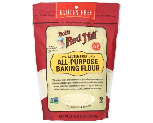 Bob's Red Mill, All-Purpose Baking Flour, Gluten Free, 22 oz (624 g) Bob's Red Mill, All-Purpose Baking Flour, Gluten Free, 22 oz (624 g)