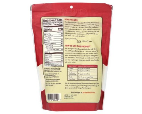 Bob's Red Mill, All-Purpose Baking Flour, Gluten Free, 22 oz (624 g) Bob's Red Mill, All-Purpose Baking Flour, Gluten Free, 22 oz (624 g)