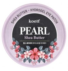 Koelf, Pearl Shea Butter Hydrogel Eye Patch, 60 Patches