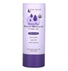 Kin+Kind, Nose & Paw Natural Moisturizer, For Dogs & Cats, 1.76 oz (50 g)