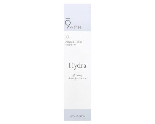 9Wishes, Ampule Toner, Hydra, 5.1 fl oz (150 ml) 9Wishes, Ampule Toner, Hydra, 5.1 fl oz (150 ml)