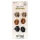 Scunci, Mini Octopus Claw Clips, 6 Pieces