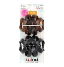 Scunci, No Slip Grip, Jaw Clips, Octopus Claw, 2 Pieces