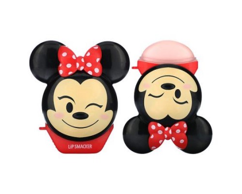Lip Smacker, Disney Emoji, Lip Balm, Minnie, StrawberryLe-Bow-nade, 0.26 oz (7.4 g)
