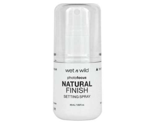wet n wild, PhotoFocus, Natural Finish Setting Spray, 301A Seal The Deal, 1.52 fl oz (45 ml)