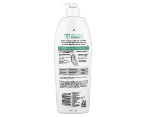 Curel, Hydrating Lotion For Dry Face & Body Skin, Fragrance Free, 20 fl oz (591 ml)